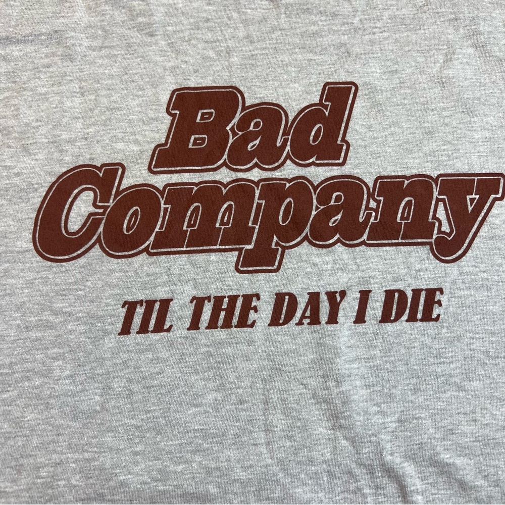 Bad Company Classic Rock Band Raglan T-Shirt XXL Paul Rodgers Band Tee - Picture 2 of 7